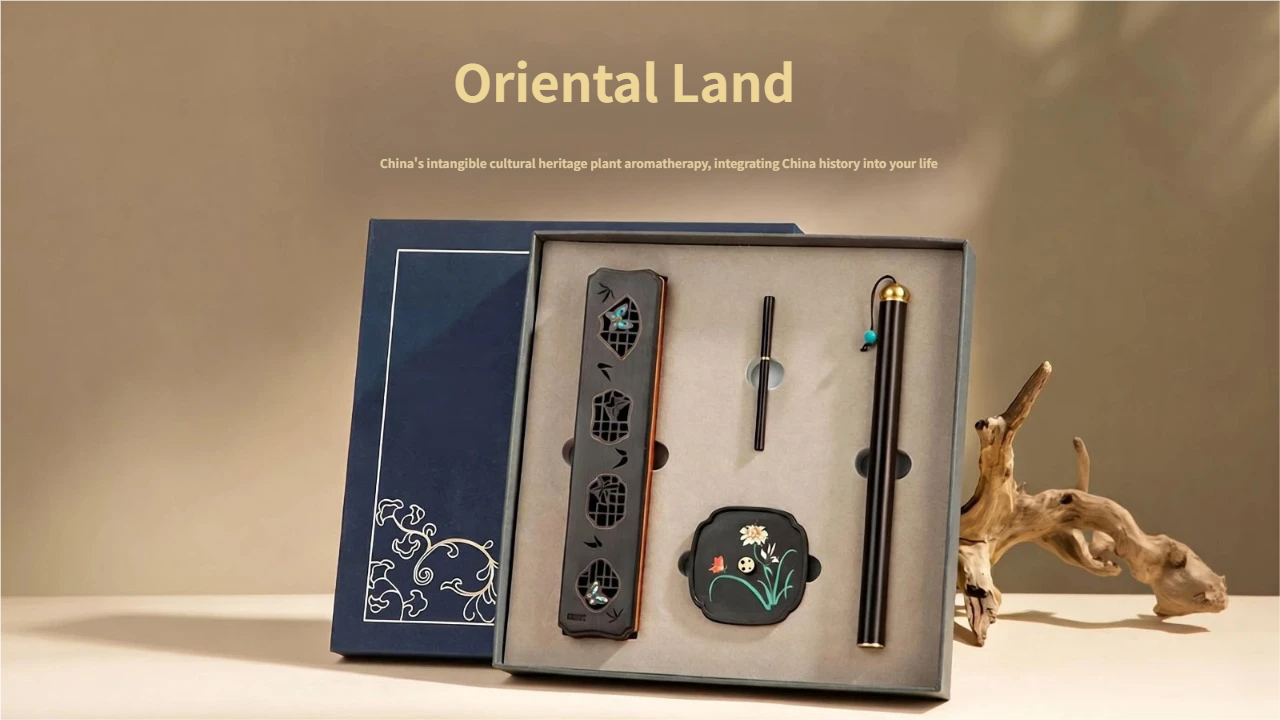 Chinese Intangible Cultural Heritage Incense Art | Handmade Oriental Aromatherapy Qingmo Jiuzhou · Oriental Essence